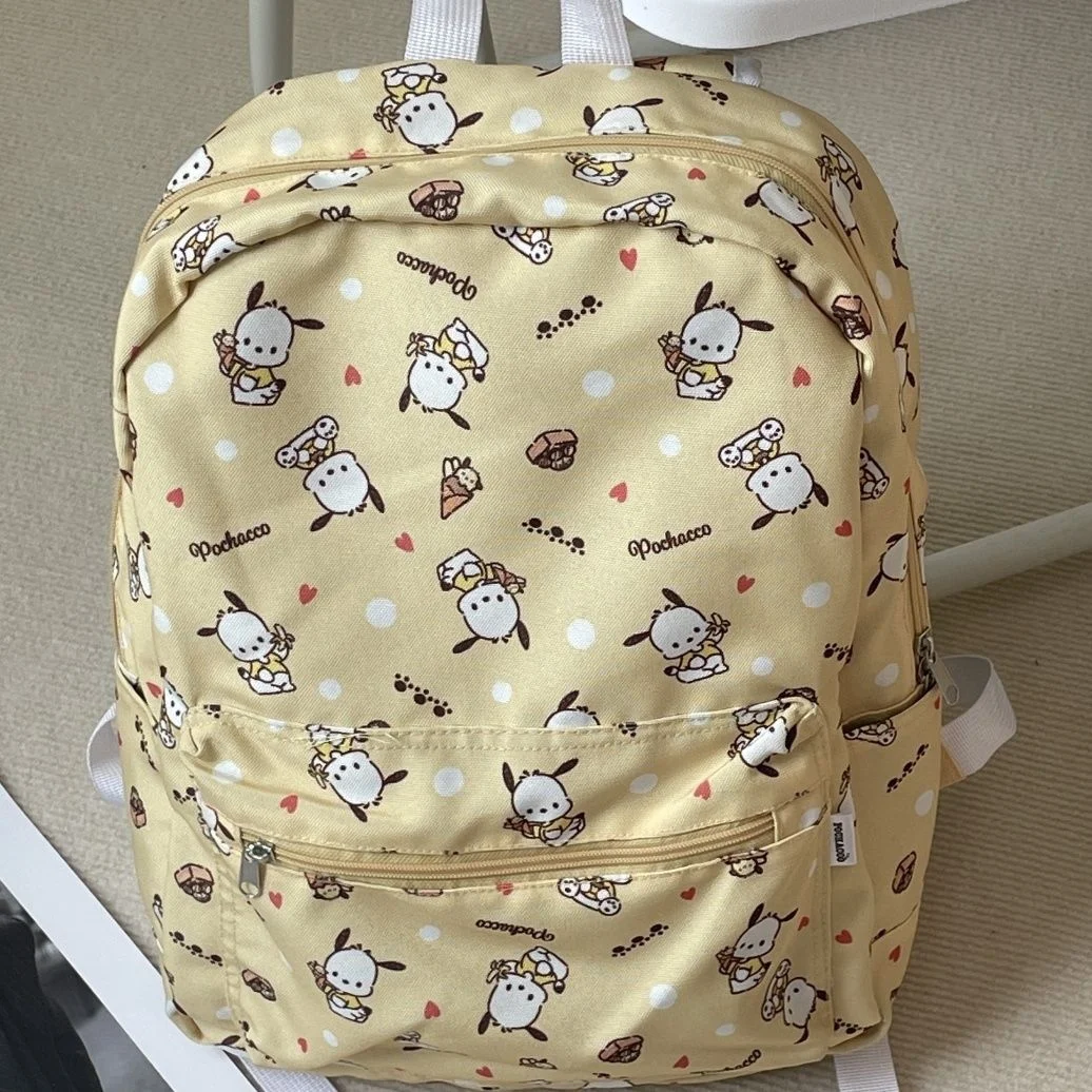 Cartoon Pochacco Kawaii Waterproof Schoolbag