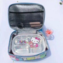 Cartoon Hello Kitty Portable Kawaii Lunch Box Cartoon Hello Kitty Portable Kawaii Lunch Box