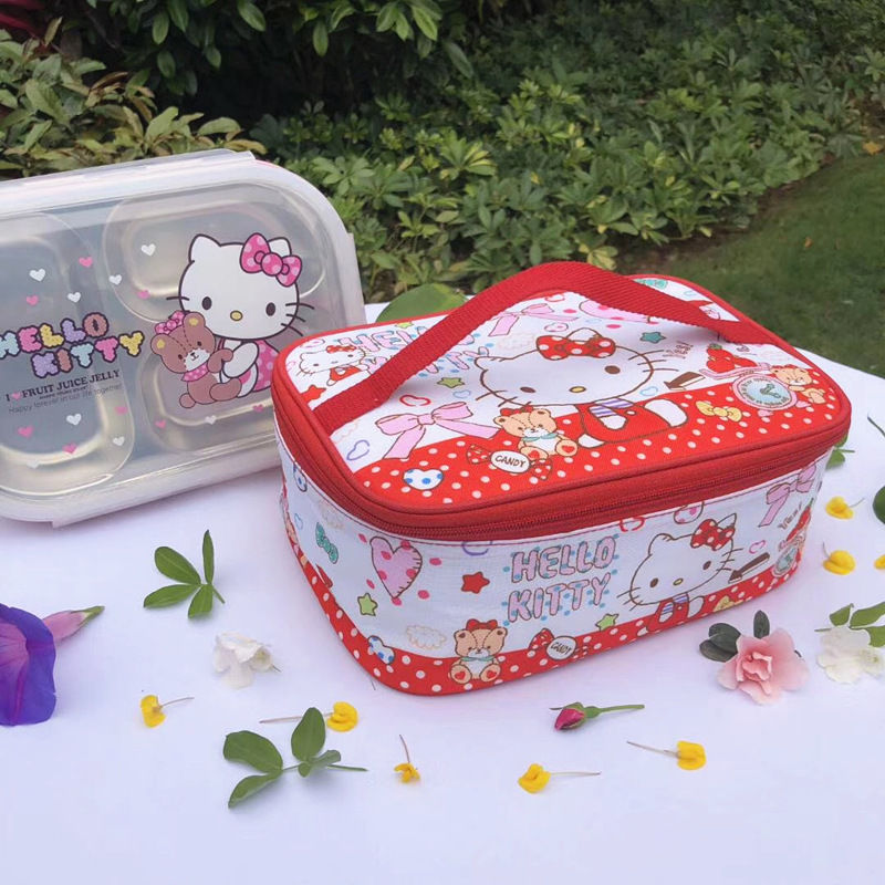 Cartoon Hello Kitty Portable Kawaii Lunch Box