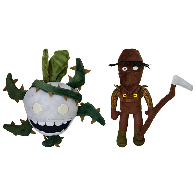 2Pcs Door Game The Outdoors And Mandrake Kawaii Plush Toy
