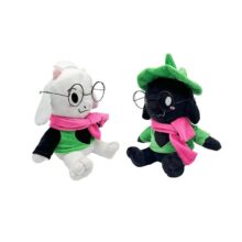2Pcs Deltarune No Hat Ralsei And Hat Ralsei Kawaii Plush Toy 2Pcs Deltarune No Hat Ralsei And Hat Ralsei Kawaii Plush Toy