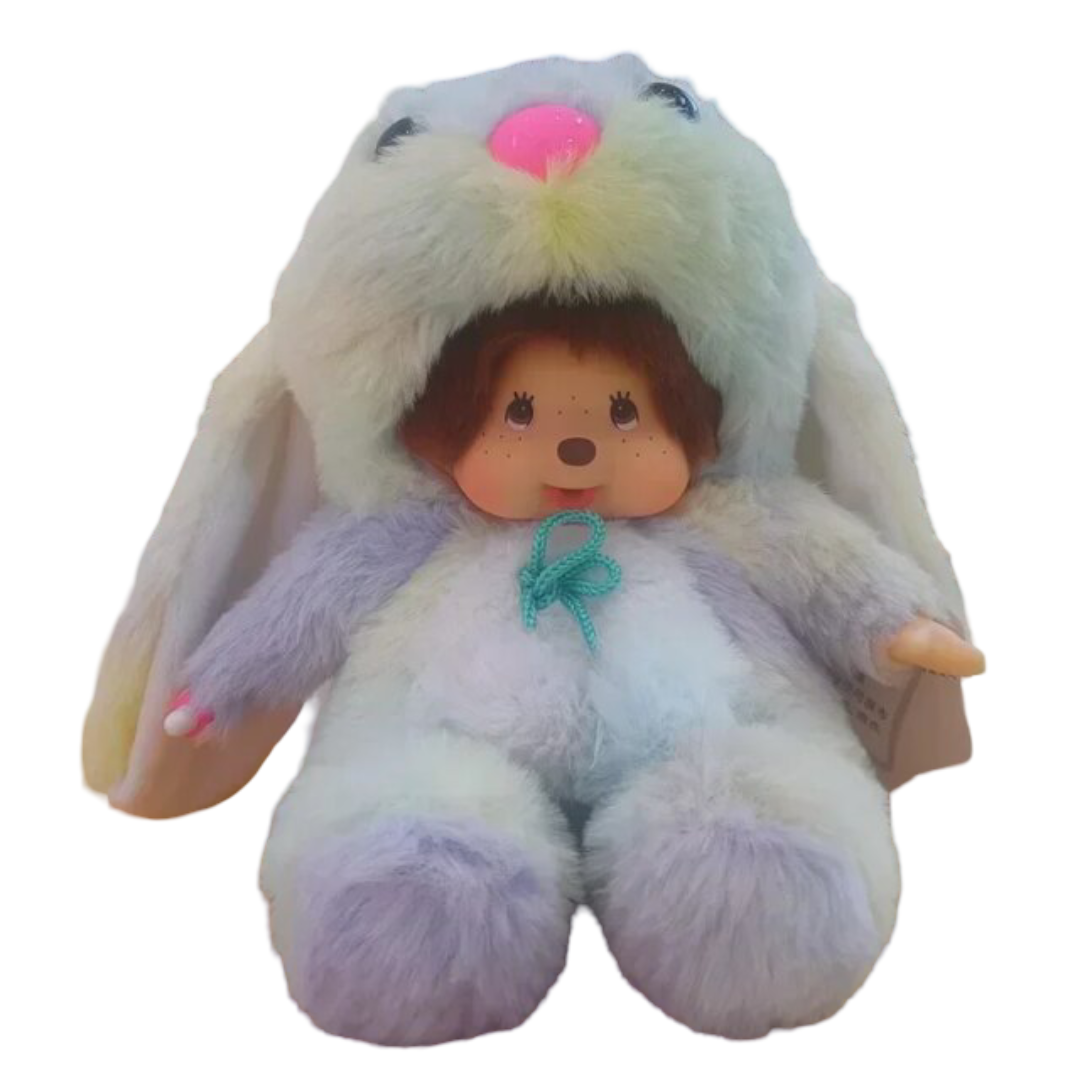20cm Kawaii Cartoon Monchhichi Rabbit Soft Stuffed Plush Toy