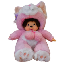 20cm Kawaii Cartoon Monchhichi Cat Soft Stuffed Plush Toy 20cm Kawaii Cartoon Monchhichi Cat Soft Stuffed Plush Toy