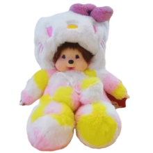 20cm Kawaii Cartoon Monchhichi Hello Kitty Soft Stuffed Plush Toy 20cm Kawaii Cartoon Monchhichi Hello Kitty Soft Stuffed Plush Toy