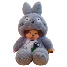 20cm Kawaii Cartoon Monchhichi Totoro Soft Stuffed Plush Toy 20cm Kawaii Cartoon Monchhichi Totoro Soft Stuffed Plush Toy