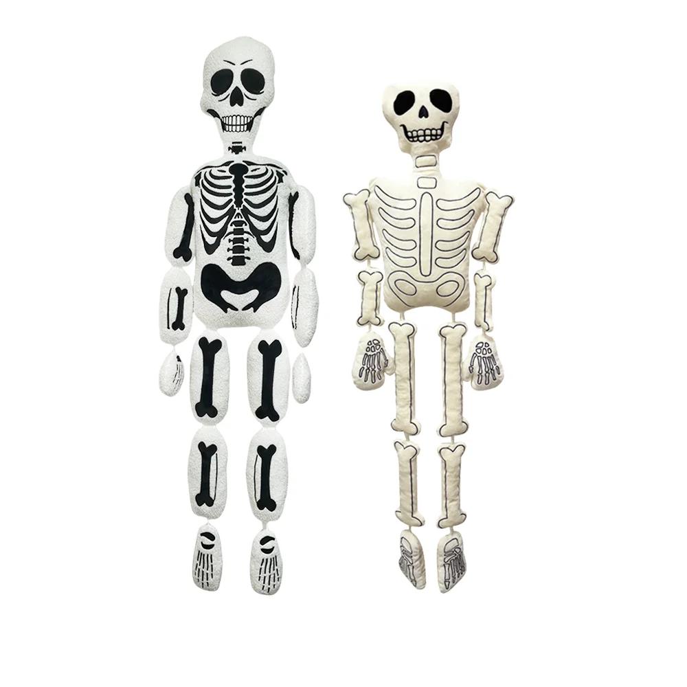 110cm Kawaii Black And White Skeleton Plush Toy 110cm Kawaii Black And White Skeleton Plush Toy