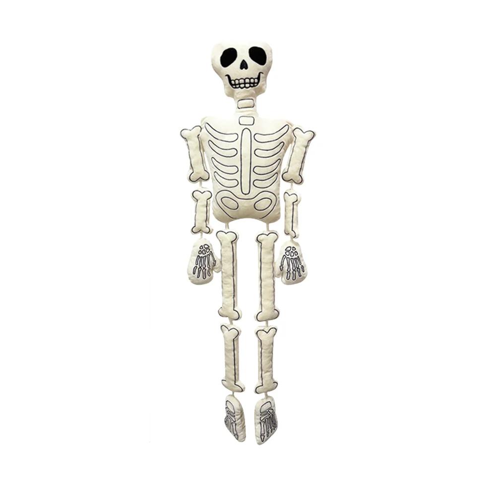 110cm Kawaii White Skeleton Plush Toy