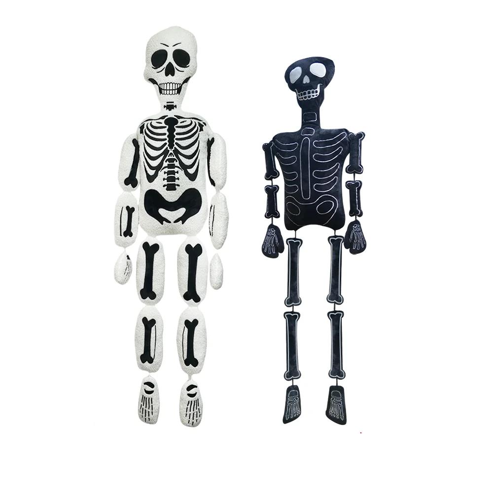 140cm Kawaii White And Black Skeleton Plush Toy