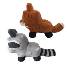 2Pcs Kawaii Grow A Garden Raccoon And Fox Plush Toy 2Pcs Kawaii Grow A Garden Raccoon And Fox Plush Toy