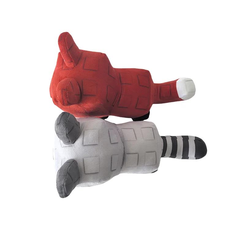 2Pcs Kawaii Grow A Garden Raccoon And Red Fox Toy