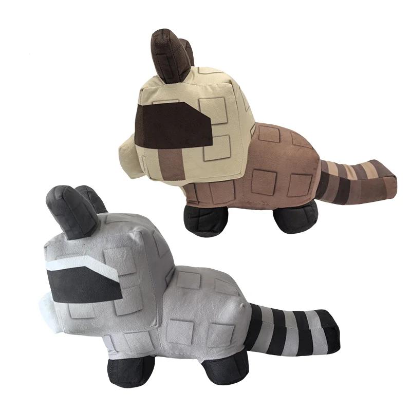 2Pcs Kawaii Grow A Garden Raccoon And Tanuki Plush Toy