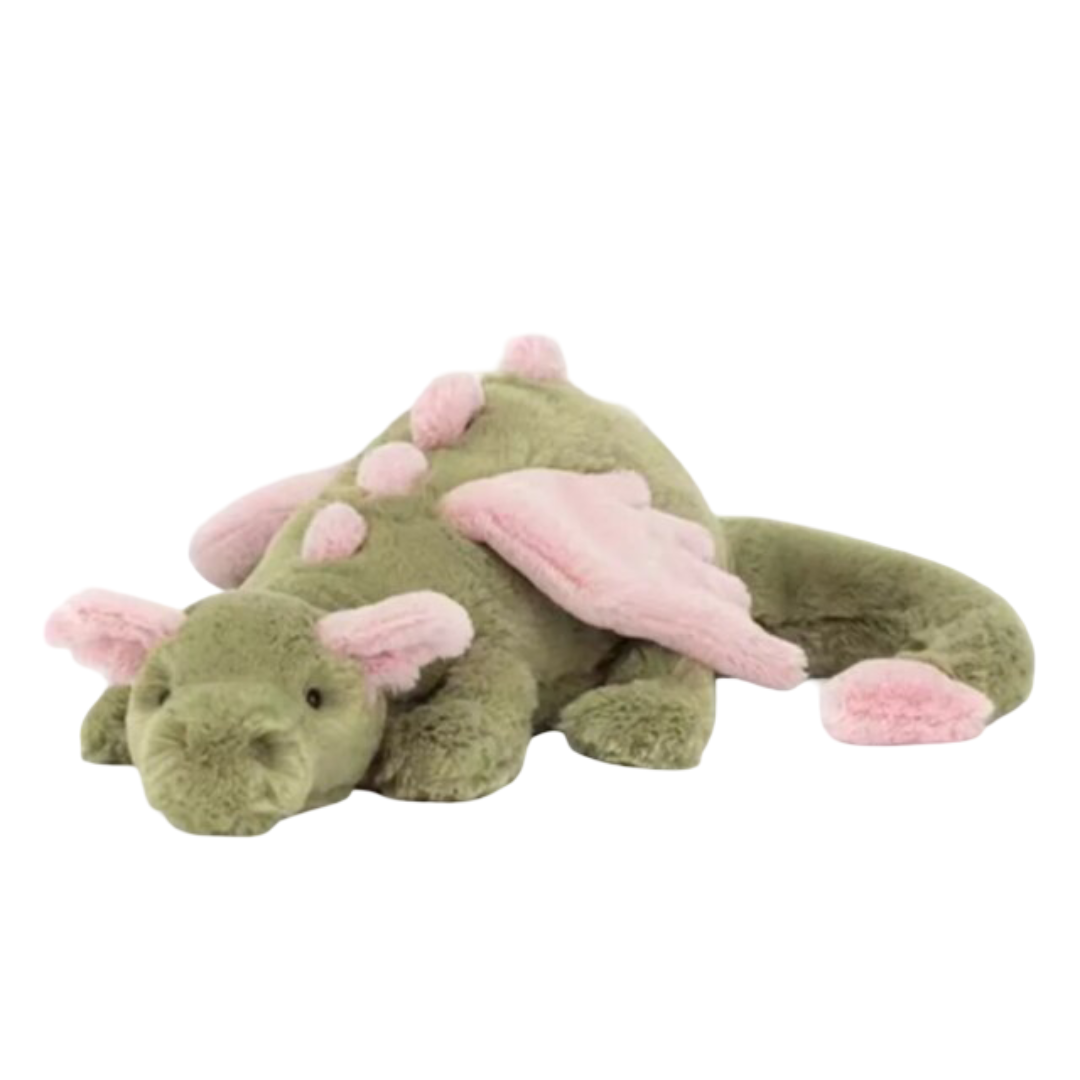 66cm Kawaii Green Flying Dragon Plush Toy