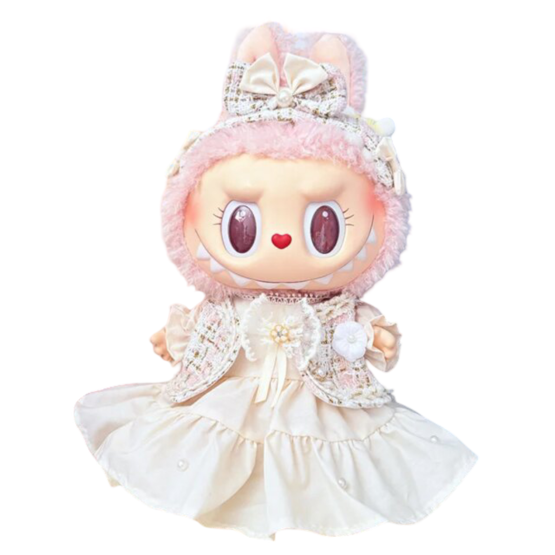 38cm Labubu Kawaii Toy Clothes Outfit