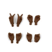 Cartoon Blythe Kawaii Super Black Skin Toy Hands Cartoon Blythe Kawaii Super Black Skin Toy Hands