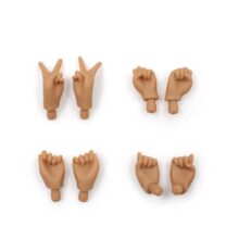 Cartoon Kawaii Blythe Dark Skin Toy Hands Cartoon Kawaii Blythe Dark Skin Toy Hands