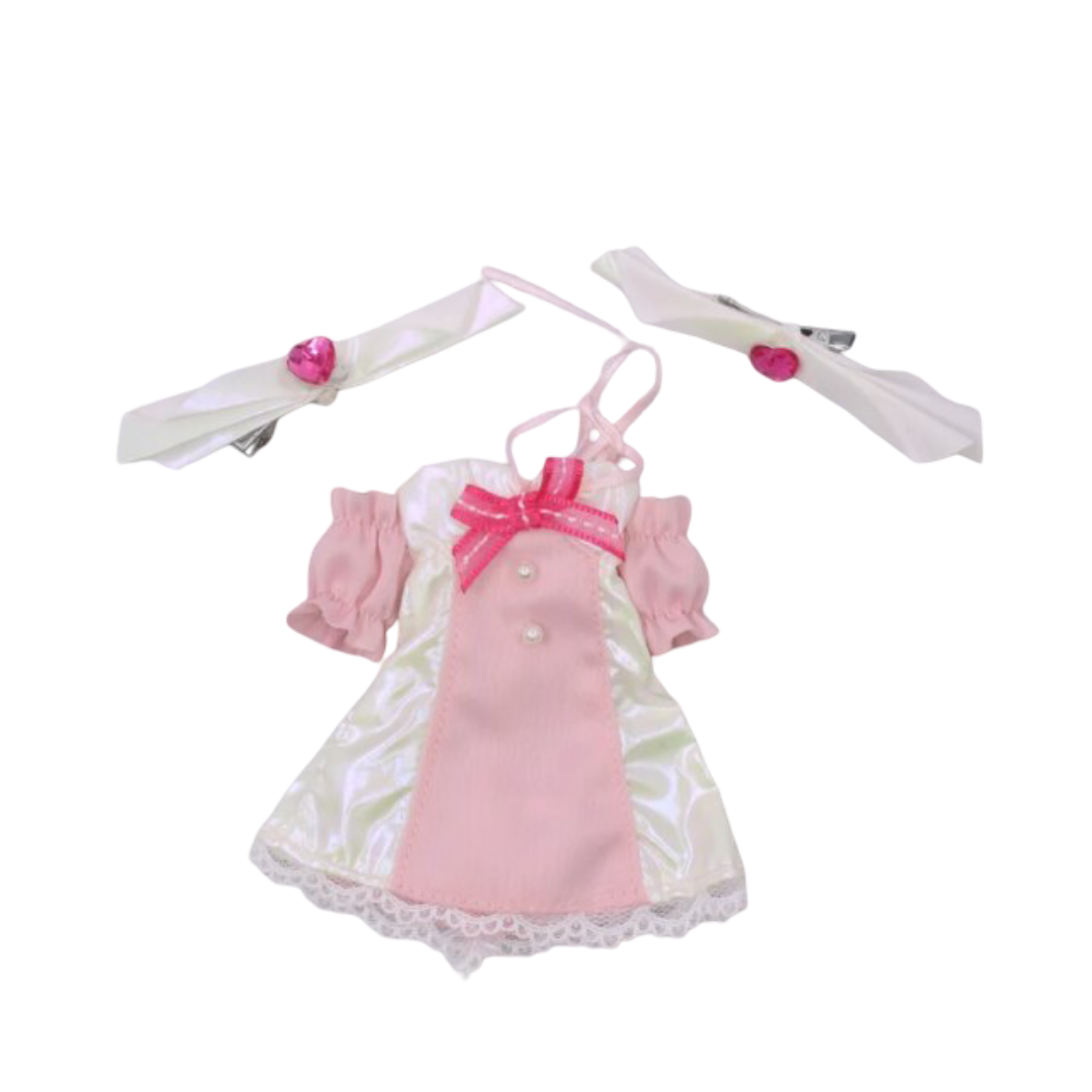 30cm DBS Blythe Kawaii Clothes With Hair Clips