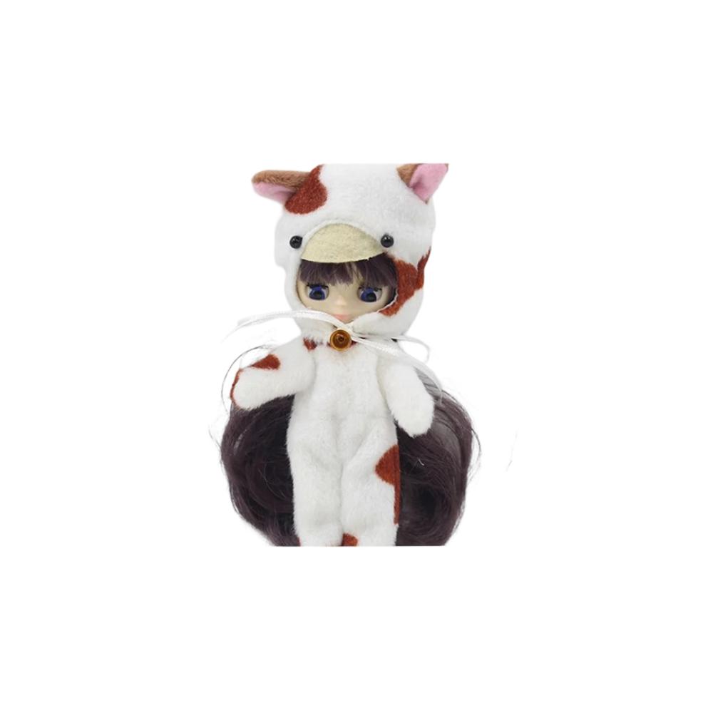 Kawaii Cow Dress Suit Blythe Toy