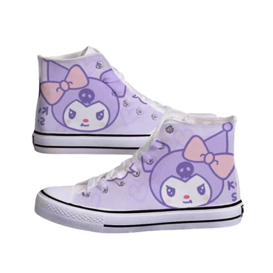 Sanrio Kuromi Kawaii Canvas Shoes
