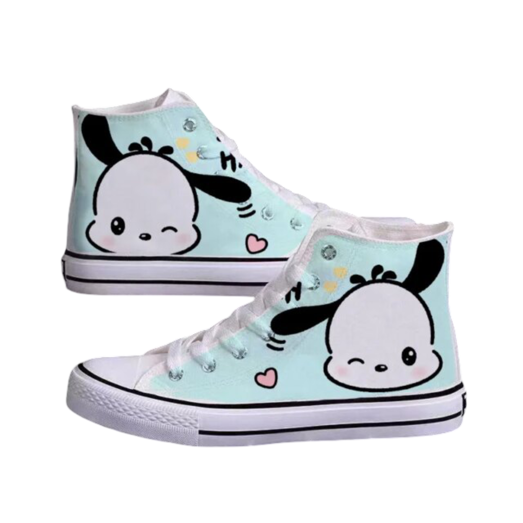Sanrio Kawaii Pochacco Canvas Shoes