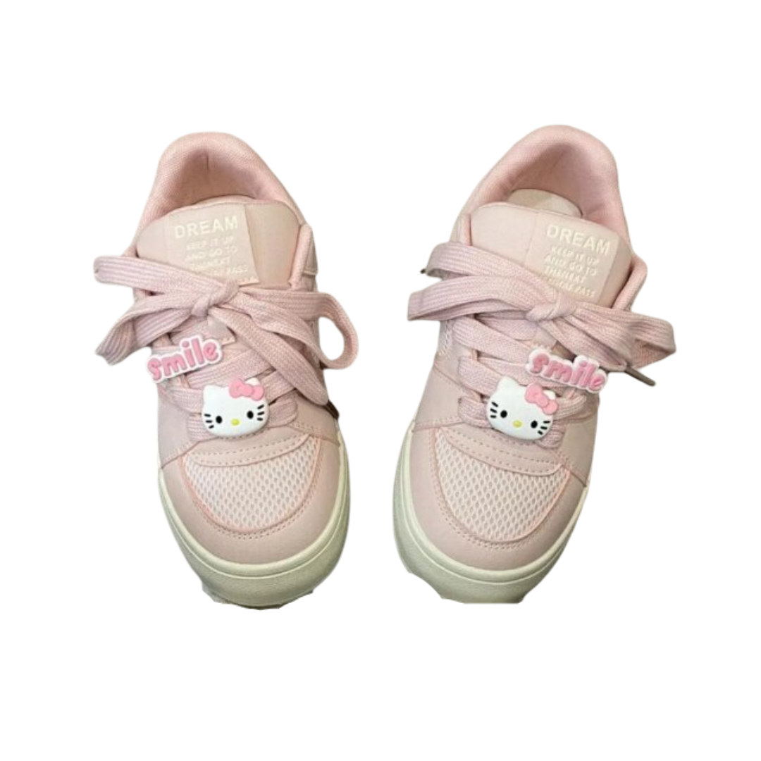 Kawaii Sanrio Cartoon Hello Kitty Shoes 