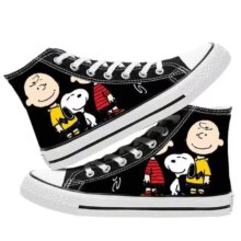 Cartoon Peanuts Charlie Brown And Snoopy Dog Canvas Kawaii Shoes Cartoon Peanuts Charlie Brown And Snoopy Dog Canvas Kawaii Shoes