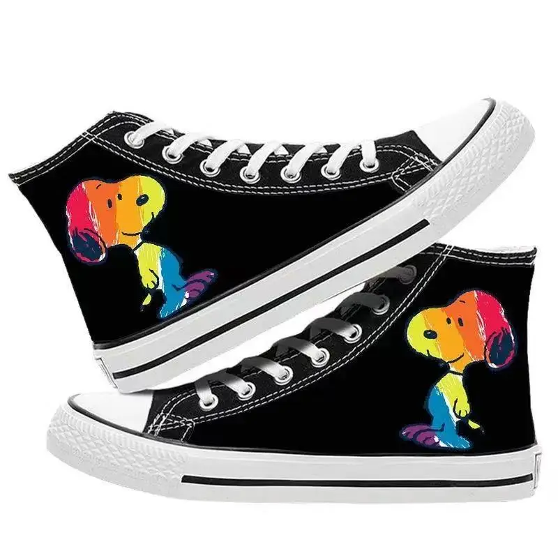 
Cartoon Colorful Snoopy Canvas Kawaii Shoes
