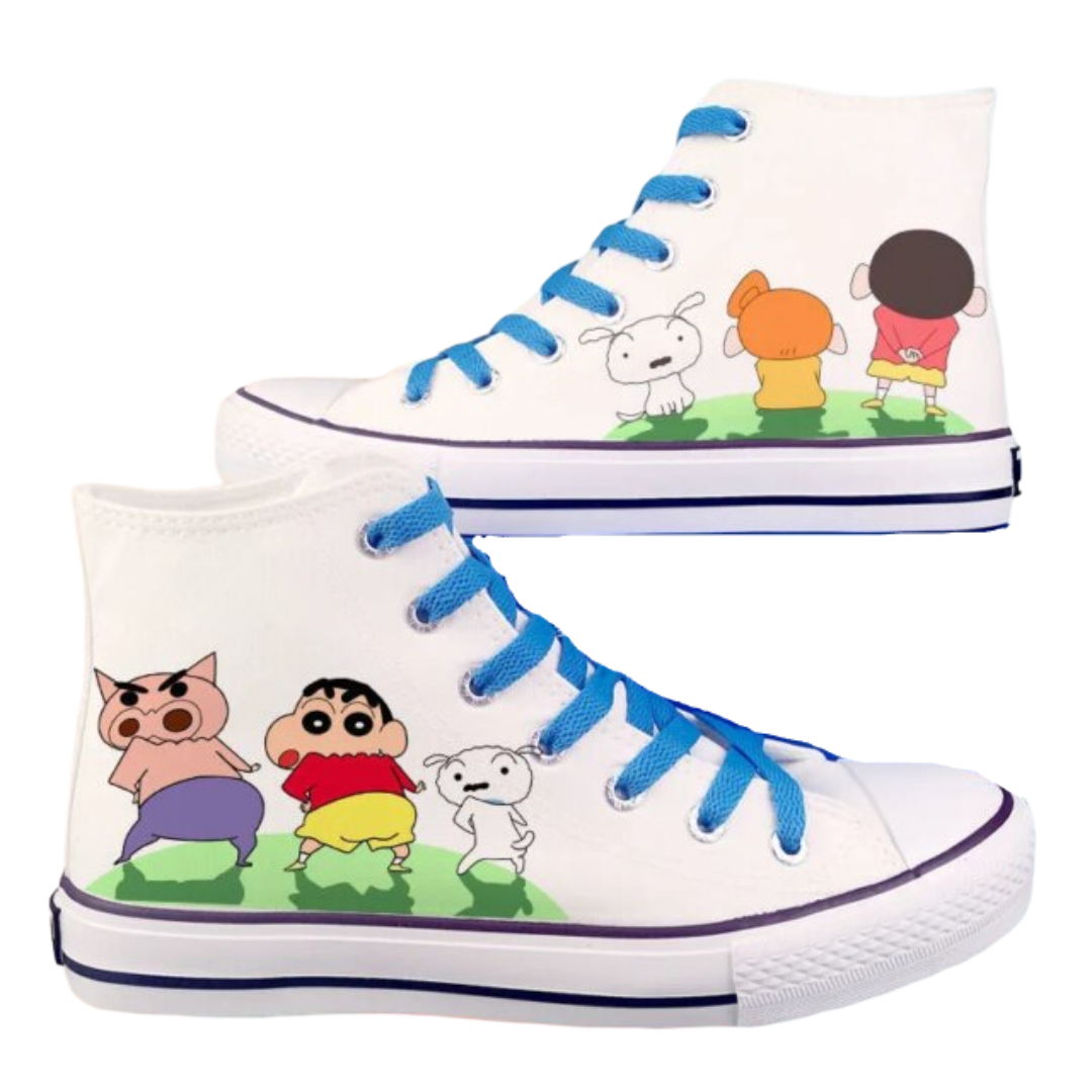 Cartoon Kawaii Crayon Shin-chan Character Canvas Shoes Cartoon Kawaii Crayon Shin-chan Character Canvas Shoes