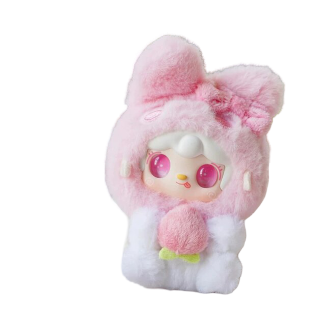 Kawaii Yooki V10 Hug Gourmet Restaurant Series Peach Aired Bunny Plush Toy Kawaii Yooki V10 Hug Gourmet Restaurant Series Peach Aired Bunny Plush Toy