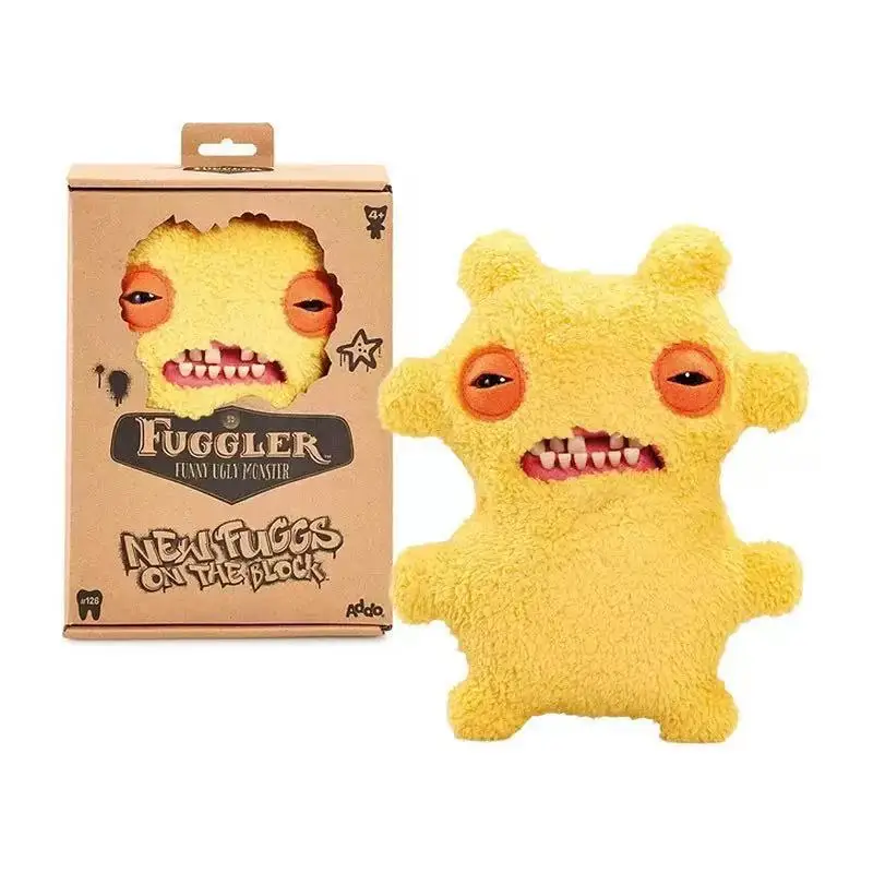 Kawaii Fuggler Hedge Grog Yellow Monster Plush Toy With Blind Box ...