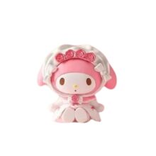 Kawaii Sanrio My Melody Tea Party Series Pure White Flower Action Figure Toy Kawaii Sanrio My Melody Tea Party Series Pure White Flower Action Figure Toy