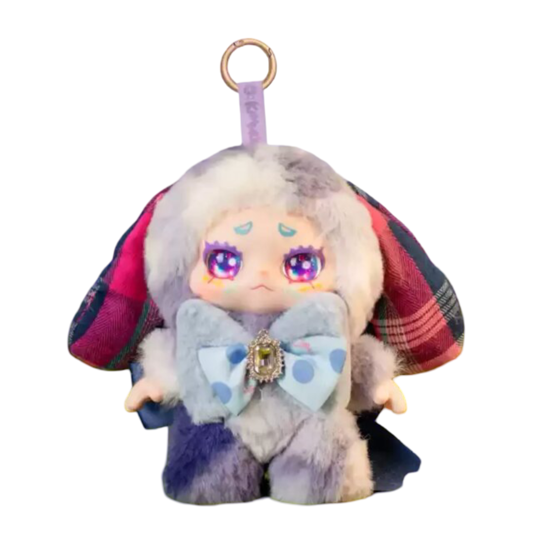 Kawaii Kimmon Creatures Chunye New Life Series Purple Plush Keychain