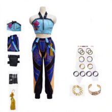 Anime Kawaii KPop Demon Hunters Zoey Cosplay Costume Outfit Anime Kawaii KPop Demon Hunters Zoey Cosplay Costume Outfit
