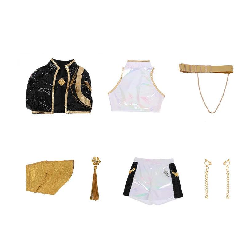 Kawaii Anime Huntrix Kpop Demon Hunters Rumi Cosplay Costume Suits