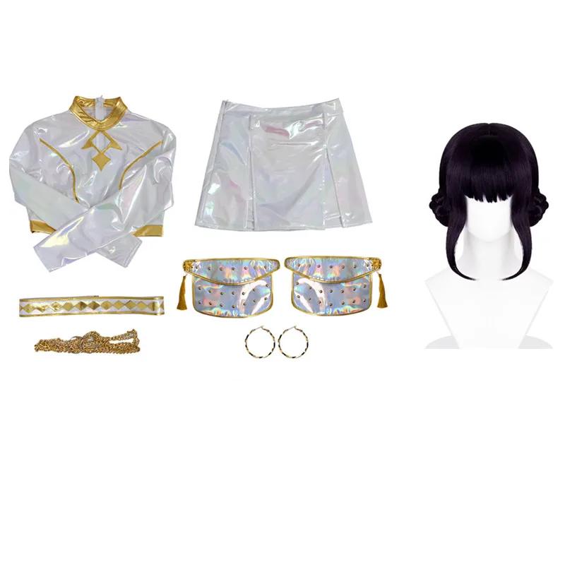 Kawaii Anime KPop Demon Hunters Cosplay Zoey Costume With Wig