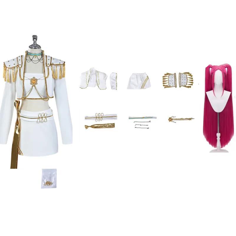 Anime Kawaii KPop Demon Hunters Mira Cosplay Costume With Wig Suit