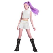 Kawaii KPop Demon Hunters Rumi Polyester Cosplay Costume Kawaii KPop Demon Hunters Rumi Polyester Cosplay Costume
