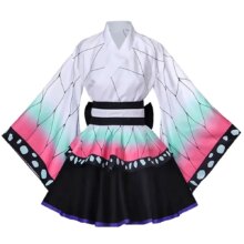 Anime Demon Slayer Shinobu Kimono Kawaii Cosplay Costume Anime Demon Slayer Shinobu Kimono Kawaii Cosplay Costume