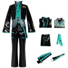 Anime Kawaii Hatsune Miku Cosplay Costume Set For Men Anime Kawaii Hatsune Miku Cosplay Costume Set For Men