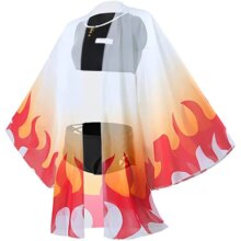 Kawaii Anime Demon Slayer Kyōjurō Rengoku Cosplay Costume Kawaii Anime Demon Slayer Kyōjurō Rengoku Cosplay Costume