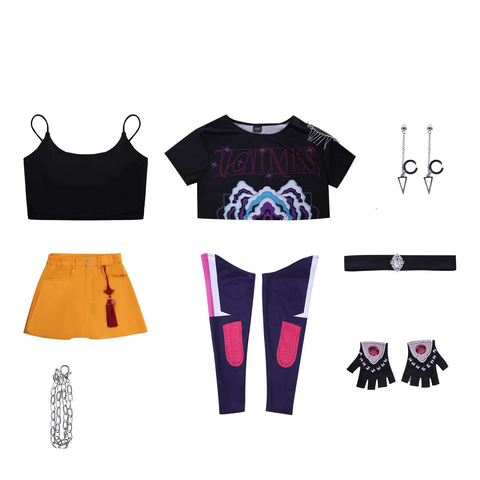 Anime Kawaii KPop Demon Hunters Mira Cosplay Costume Set