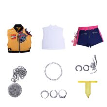 Anime Kawaii KPop Demon Hunters Rumi Cosplay Costume Set Anime Kawaii KPop Demon Hunters Rumi Cosplay Costume Set