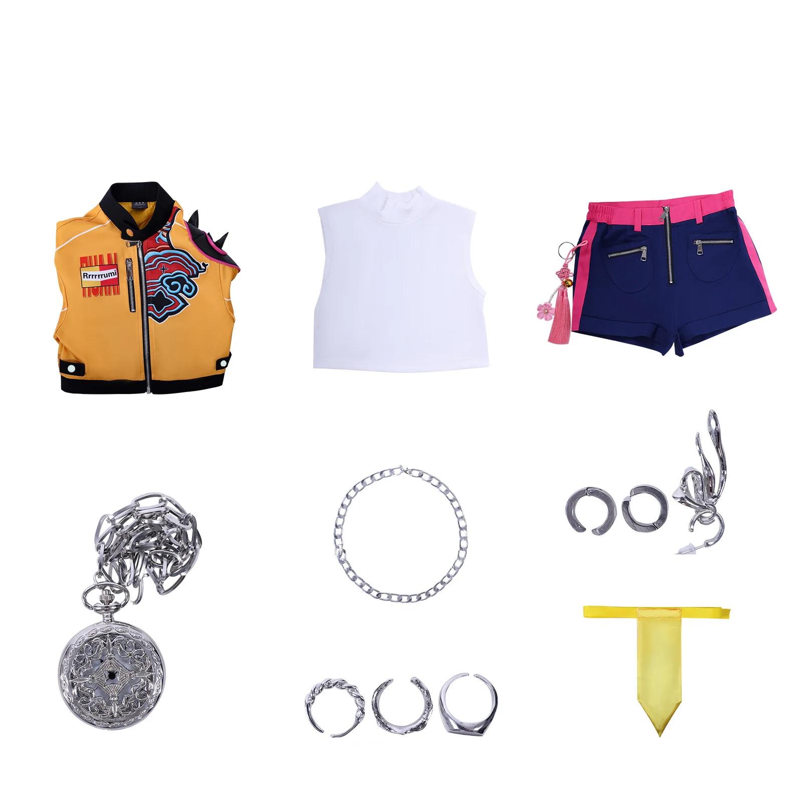 Anime Kawaii KPop Demon Hunters Rumi Cosplay Costume Set