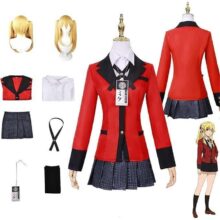 Anime Kakegurui Yumeko Costumes Kirari Momobami Uniform Cosplay Japanese School Women Uniforms Suits Anime Kakegurui Yumeko Costumes Kirari Momobami Uniform Cosplay Japanese School Women Uniforms Suits
