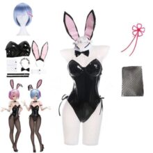 Kawaii Re: Zero Rem Cosplay Costume With Wig Kawaii Re: Zero Rem Cosplay Costume With Wig