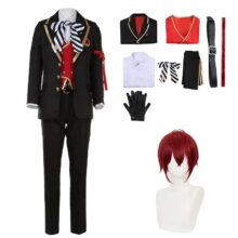 Kawaii Riddle Rosehearts Cosplay Costume With Wig Kawaii Riddle Rosehearts Cosplay Costume With Wig