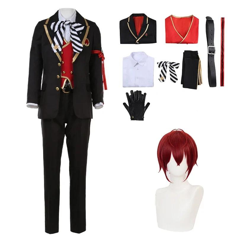 Kawaii Riddle Rosehearts Cosplay Costume With Wig