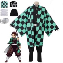 Kawaii Anime Demon Slayer Kamado Tanjirou Cosplay Costume Kawaii Anime Demon Slayer Kamado Tanjirou Cosplay Costume
