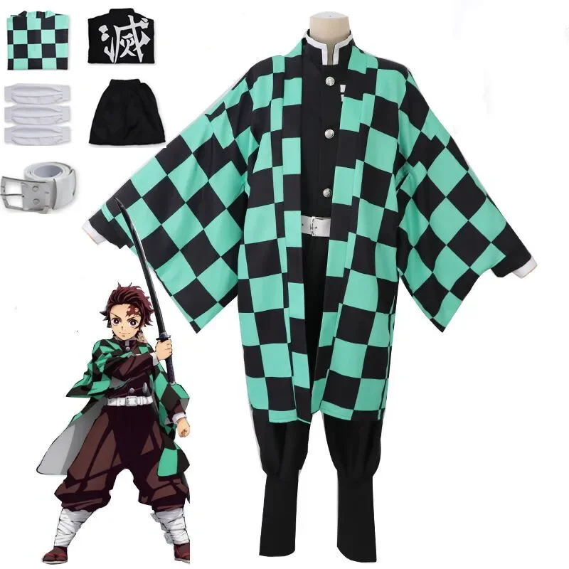 Kawaii Anime Demon Slayer Kamado Tanjirou Cosplay Costume
