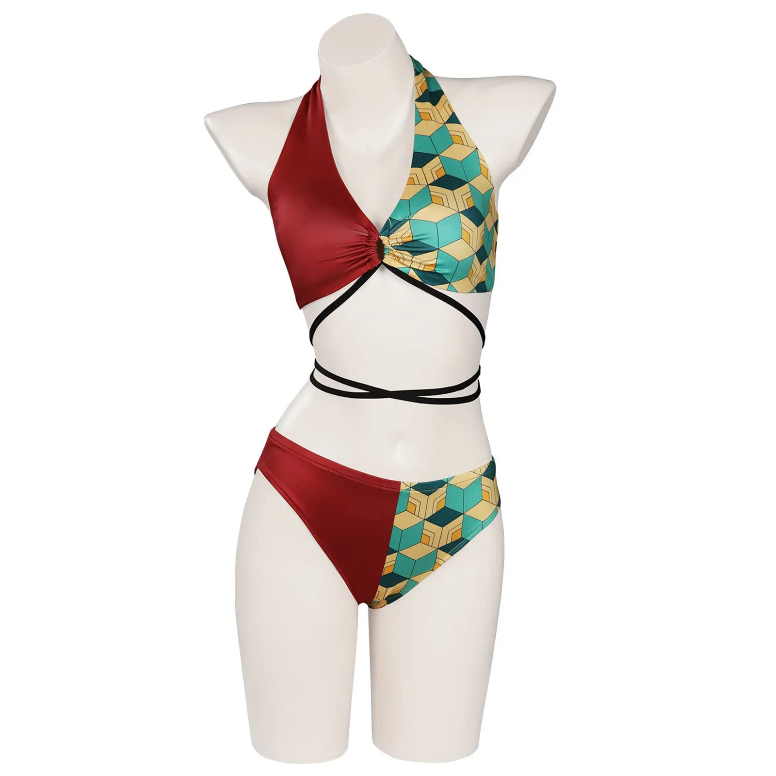 Kawaii Anime Demon Slayer Giyu Tomioka Cosplay Swimsuit