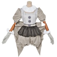 Kawaii Pennywise Clown Cosplay Costume Gray Outfit Kawaii Pennywise Clown Cosplay Costume Gray Outfit
